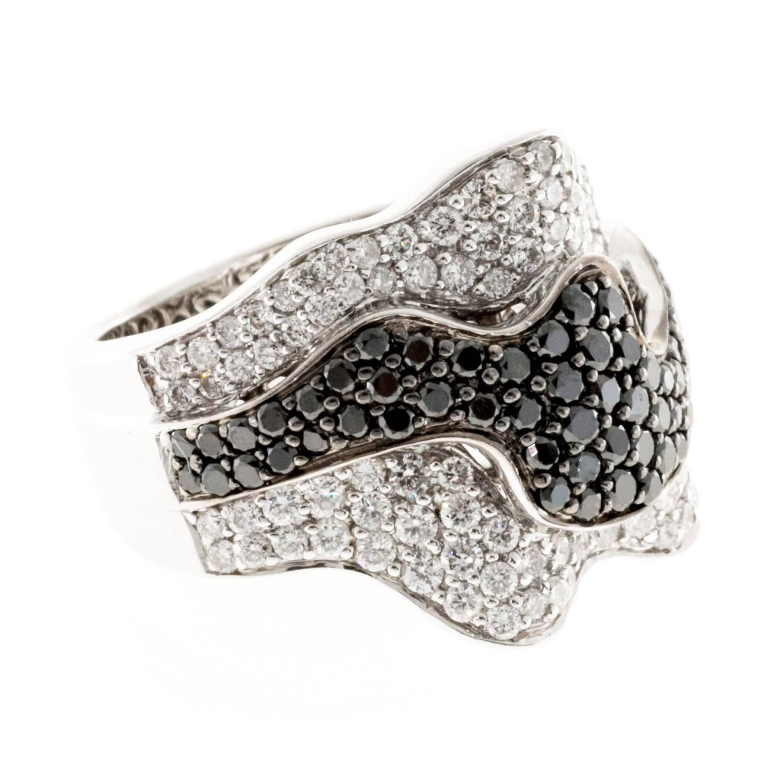 Sonia Bitton Galerie de Bijoux 14K Gold 0.42ctw Diamond Band Ring
