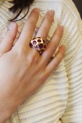 Lorenz Bäumer Gemstone Gold Facette Ring