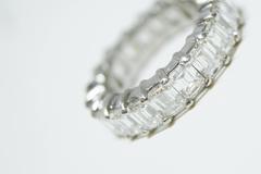Emerald Cut Diamond Eternity Band