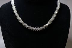 Three-Row Diamond Necklace