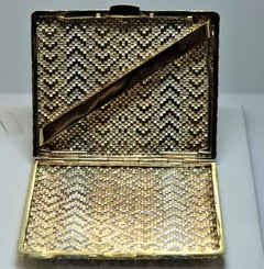 White and Yellow Gold Cigarette Case