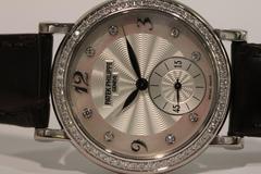 Patek Philippe White Gold Mother-of-Pearl Dial Wristwatch