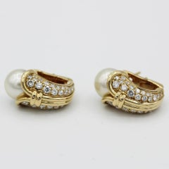 18 Karat Yellow Gold Bulgari Passo Doppio Necklace and Earrings Set