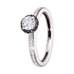 Renesim Sapphire Diamond White Gold Ring