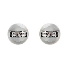 Renesim 1 Carat Bezel Set Diamond Gold Stud Earrings