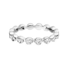 Renesim Bezel Set Diamond White Gold Eternity Ring