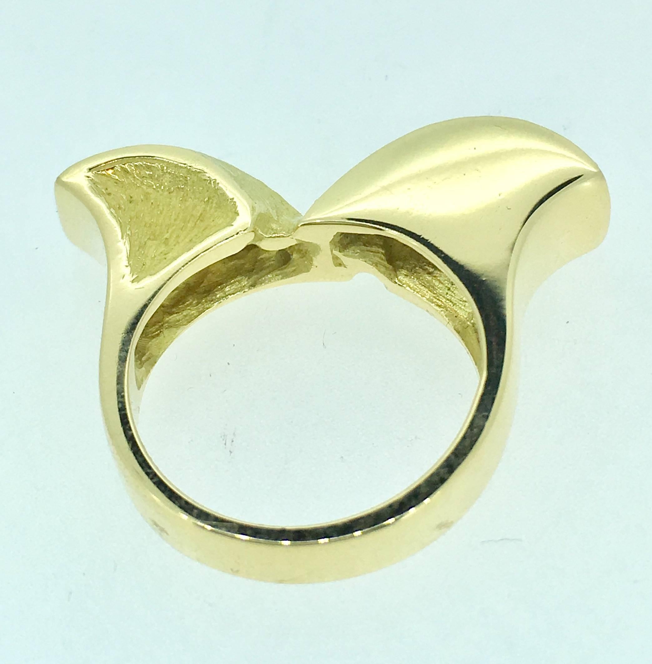 S. Van Giel Contemporary Diamond and Gold Wedding Ring In New Condition For Sale In Antwerpen, BE