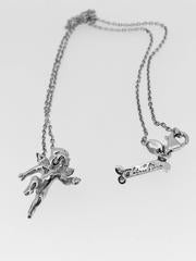 CHERUBINE Gold Angel Necklace.