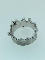 S. Van Giel Modernist Diamonds Palladium Gold Ring