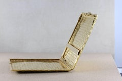 Shreve & Co. Gold Weave Cigarette Case