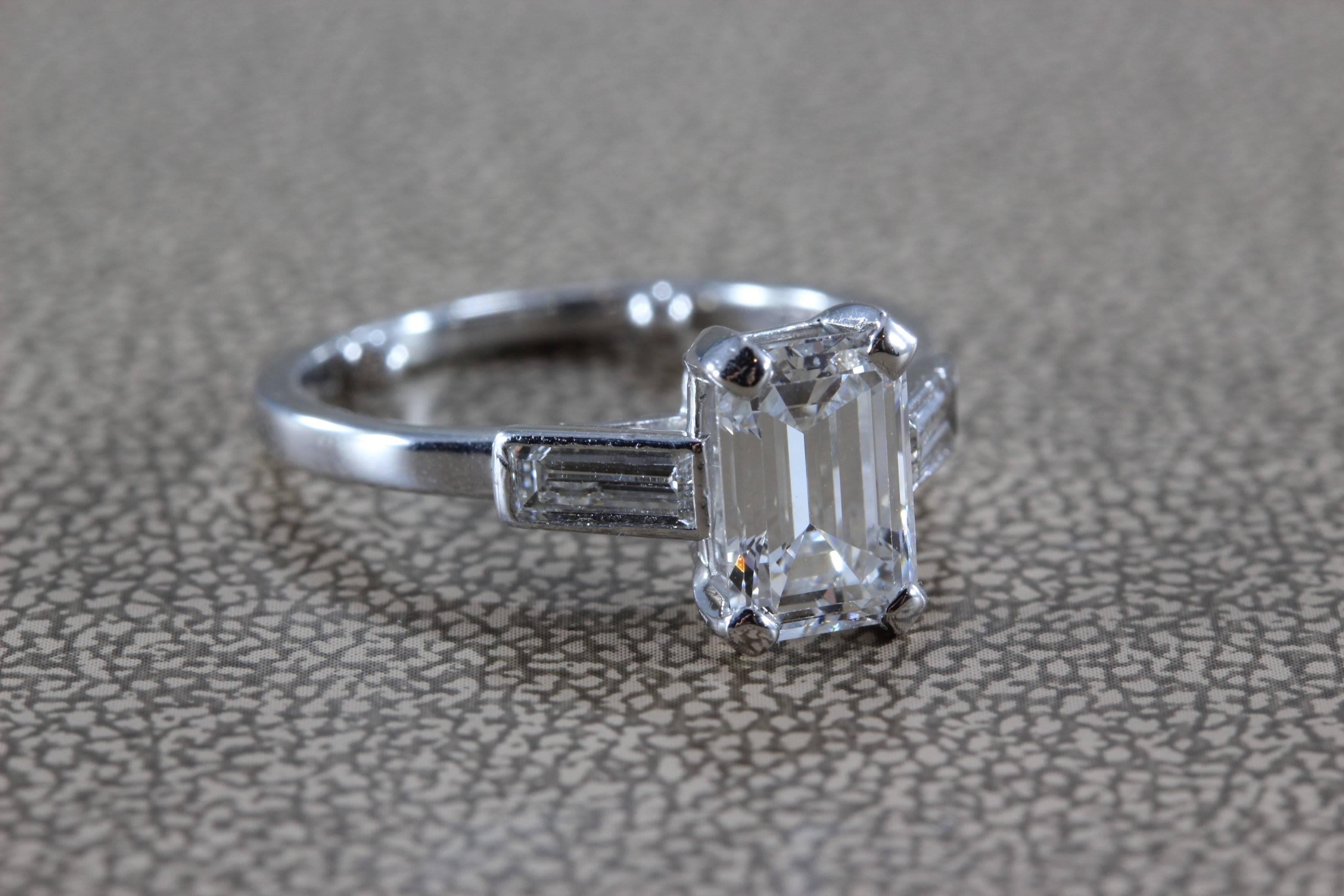 emerald cut engagement rings harry winston