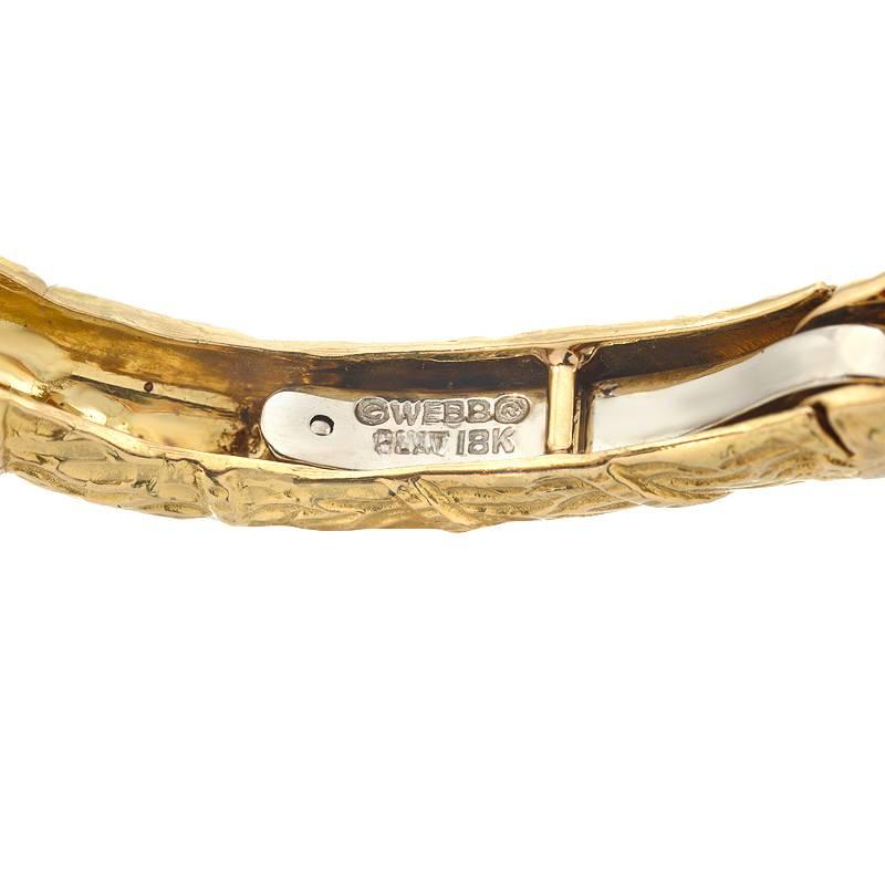 David Webb Diamond Ruby Sapphire Gold Platinum Cuff Bracelet In Excellent Condition In Beverly Hills, CA