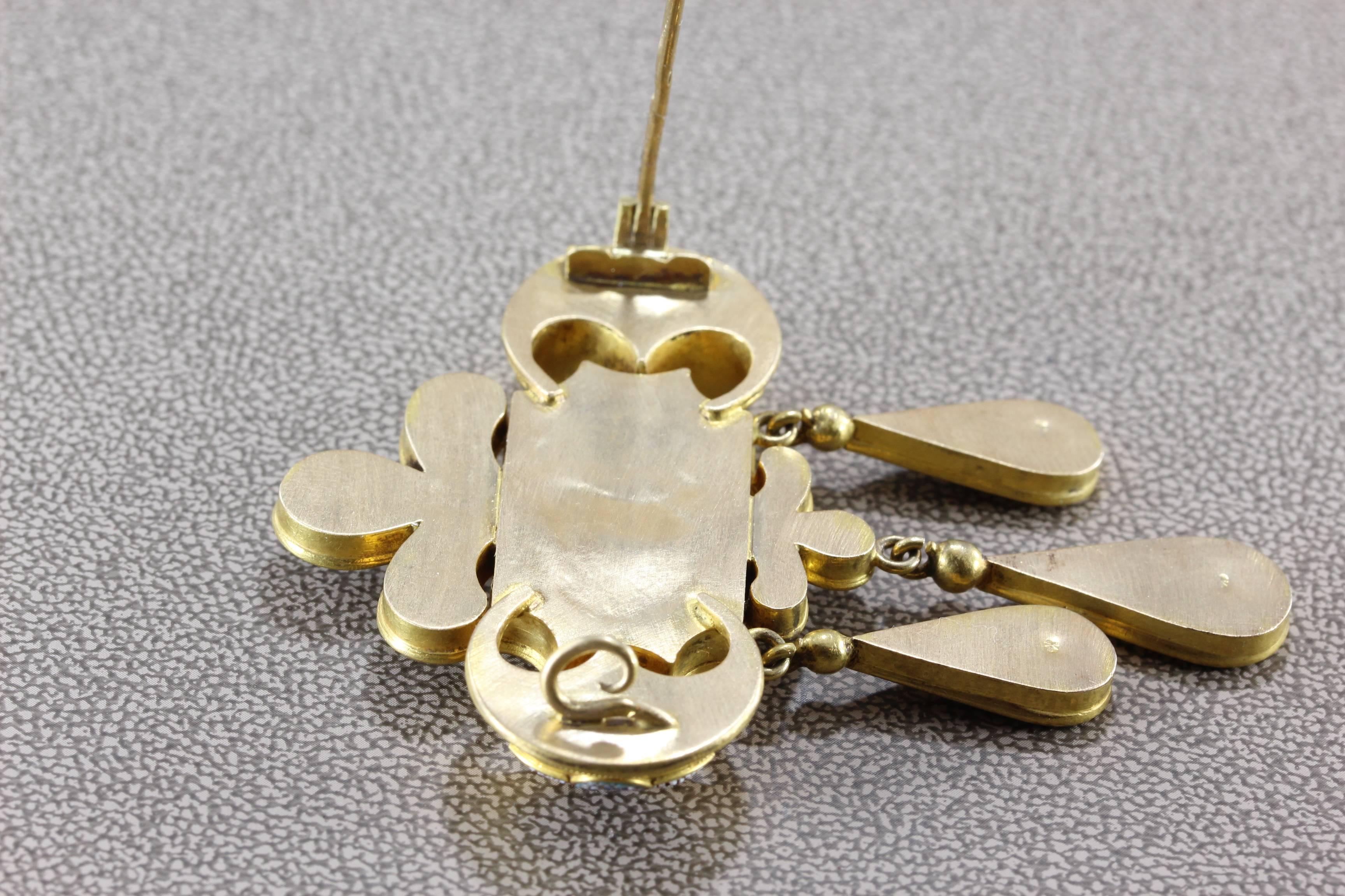 antique mosaic jewelry