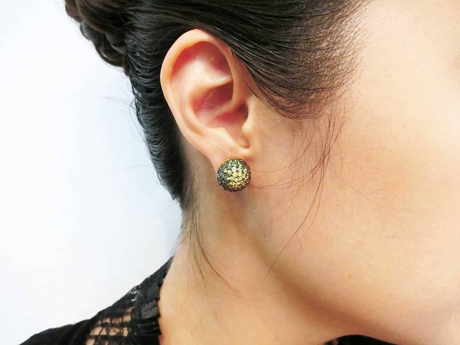 green sapphire earrings