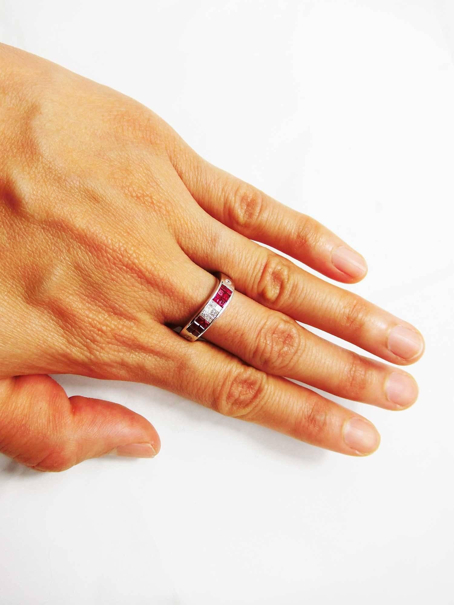 invisible ruby ring