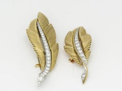 Van Cleef & Arpels Diamond Gold and Platinum Brooches