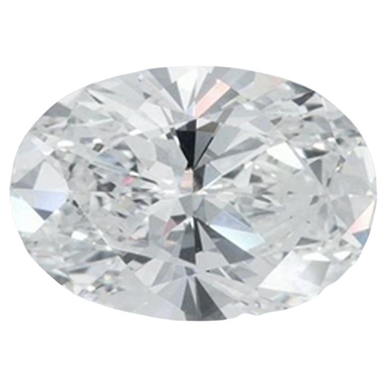 Diamant non serti de 2,02 carats de taille ovale certifié GIA E / VVS1