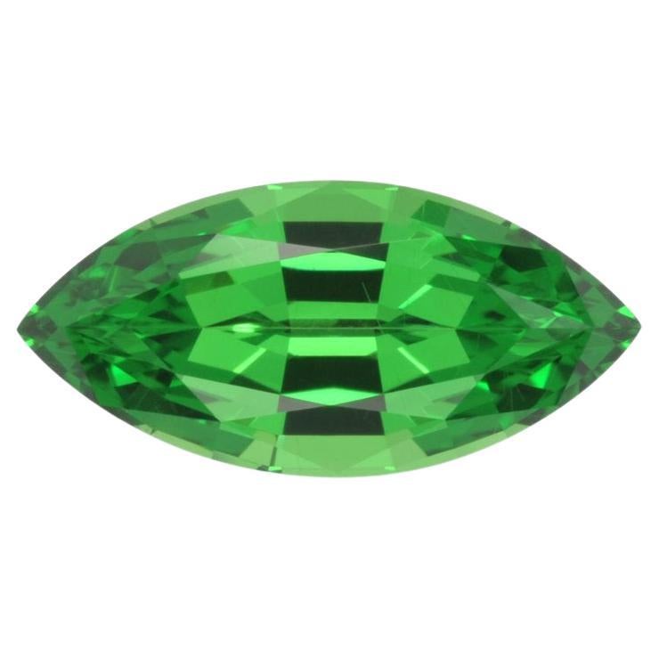 Exclusive 2.80 carat Tsavorite Garnet marquise gem offered loose to a classy lady or gentleman.
Returns are accepted and paid by us within 7 days of delivery.
We offer supreme custom jewelry work upon request. Please contact us for more details.
For