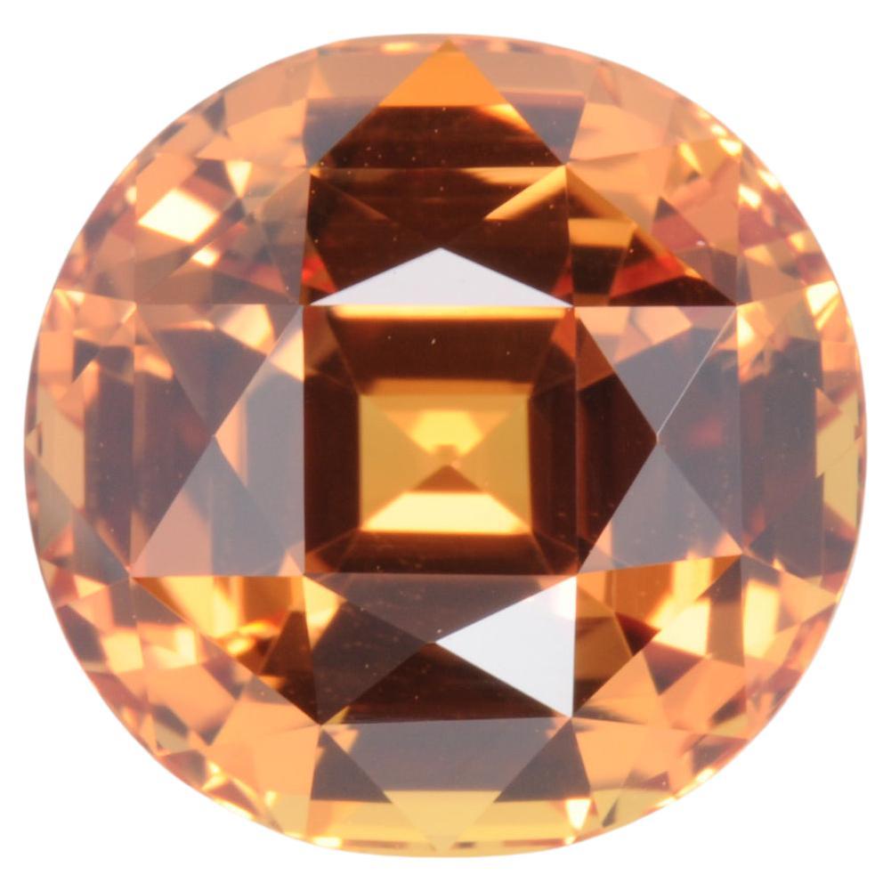 orange sapphire stone