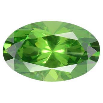 Demantoid Garnet Gem 0.95 Carat Russia Oval Loose Gemstone For Sale