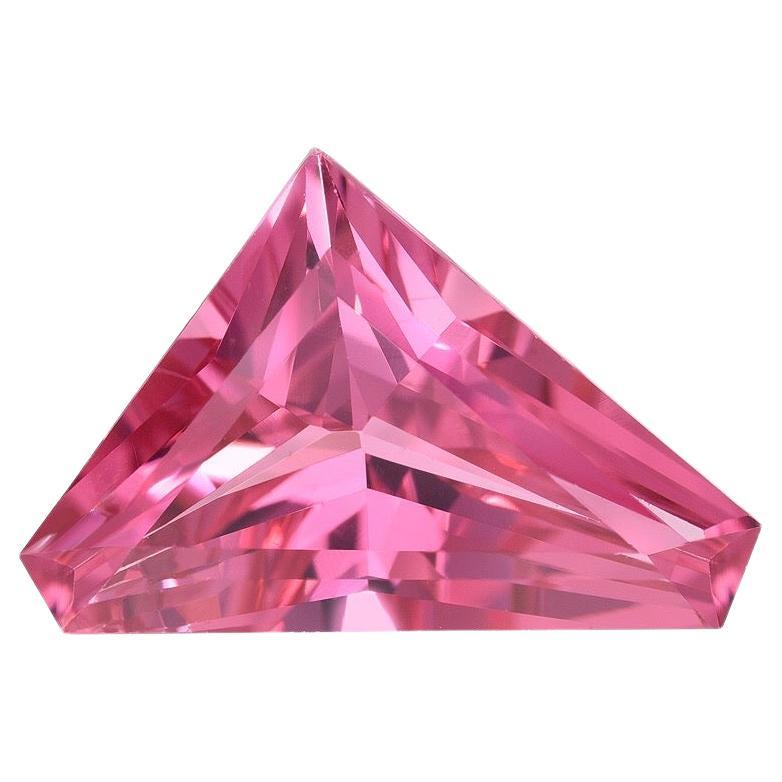 Pink Spinel Ring Gem 2.98 Carat Unset Fancy Cut Mahenge Loose Gemstone For Sale