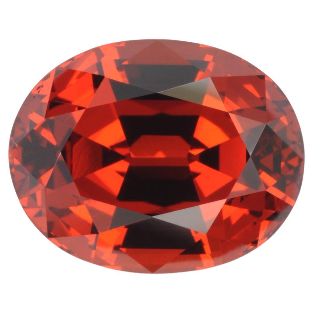 Very impressive 10.49 carat Spessartite Garnet (Mandarin Garnet) oval gem, offered loose to a fine gemstone collector.
Returns are accepted and paid by us within 7 days of delivery.
We offer supreme custom jewelry work upon request. Please contact