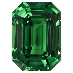 Tsavorite Ring Gem 3.03 Carat Emerald Cut Loose Gemstone