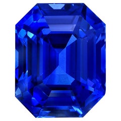 Deep Blue Sapphire Ring Gem 6.04 Carats Ceylon Loose Gemstone GIA Certified