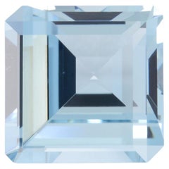 Aquamarine Ring Gem 5.55 Carat Unmounted Kite Shape Loose Gemstone