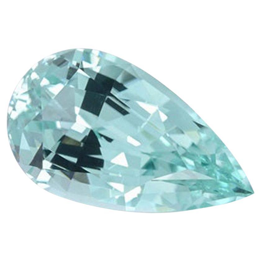 Paraiba Tourmaline Ring Gem 3.48 Carat Loose Gemstone Loupe Clean For