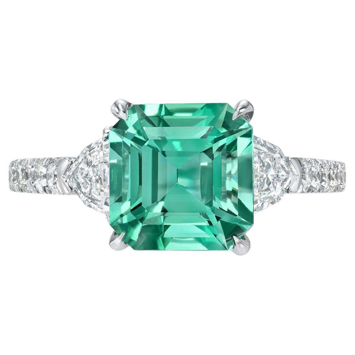 Colombian Emerald Ring 2.14 Carat No Oil Untreated Loupe Clean AGL ...