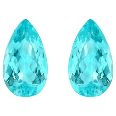 Boucles d'oreilles Tourmaline Paraiba 7 Carat pierres précieuses en vrac