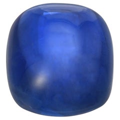 Unheated Burma Sapphire Cabochon Ring Gem 15 Carat Loose Gemstone