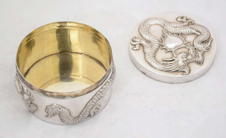 Chinese Export Silver Box For Sale 3