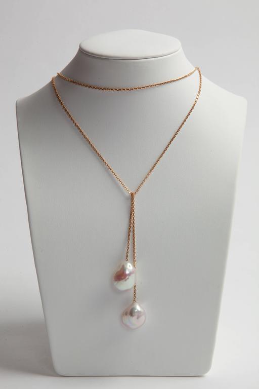 Marion Jeantet Fresh Water Pearl Open Ended Necklace at 1stDibs open