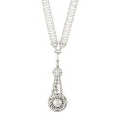 Belle Epoque Pearl Diamond Sautoir 10