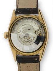 Rolex Yellow Gold Datejust Oyster Perpetual Wristwatch Ref 6105