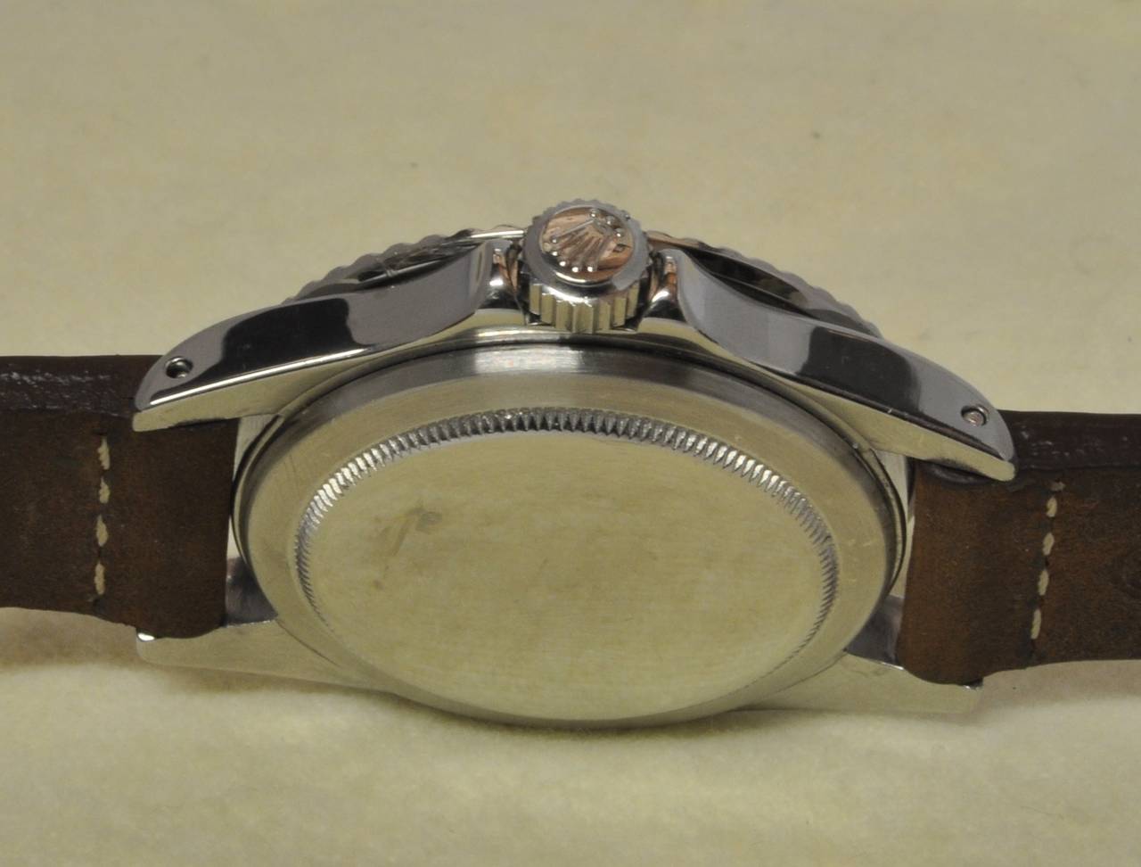 Rolex Stainless Steel Self Winding Submariner Wristwatch Ref 5512 Circa 1976 In Good Condition In Paris, FR