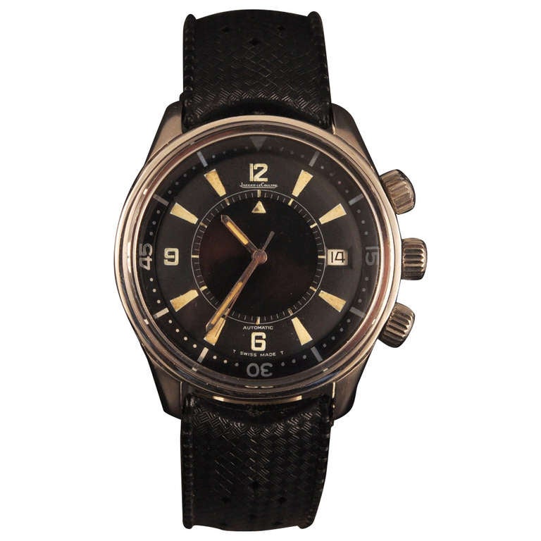 Jaeger-LeCoultre Stainless Steel Polaris Diver's Wristwatch Circa 1968