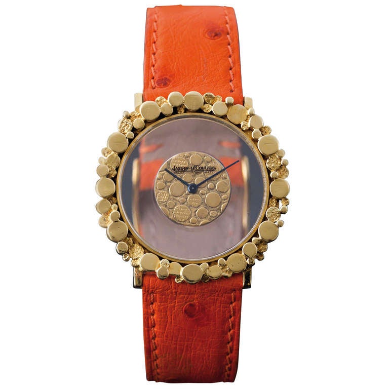 Jaeger-LeCoultre Yellow Gold Mystery Wristwatch circa 1970s