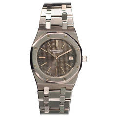 Audemars Piguet Stainless Steel Royal Oak Jumbo A Series Wristwatch Ref 5402ST