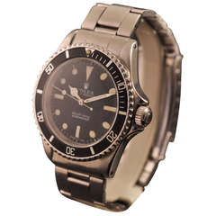 Rolex Stainless Steel Submariner Wristwatch Ref 5513 circa 1968