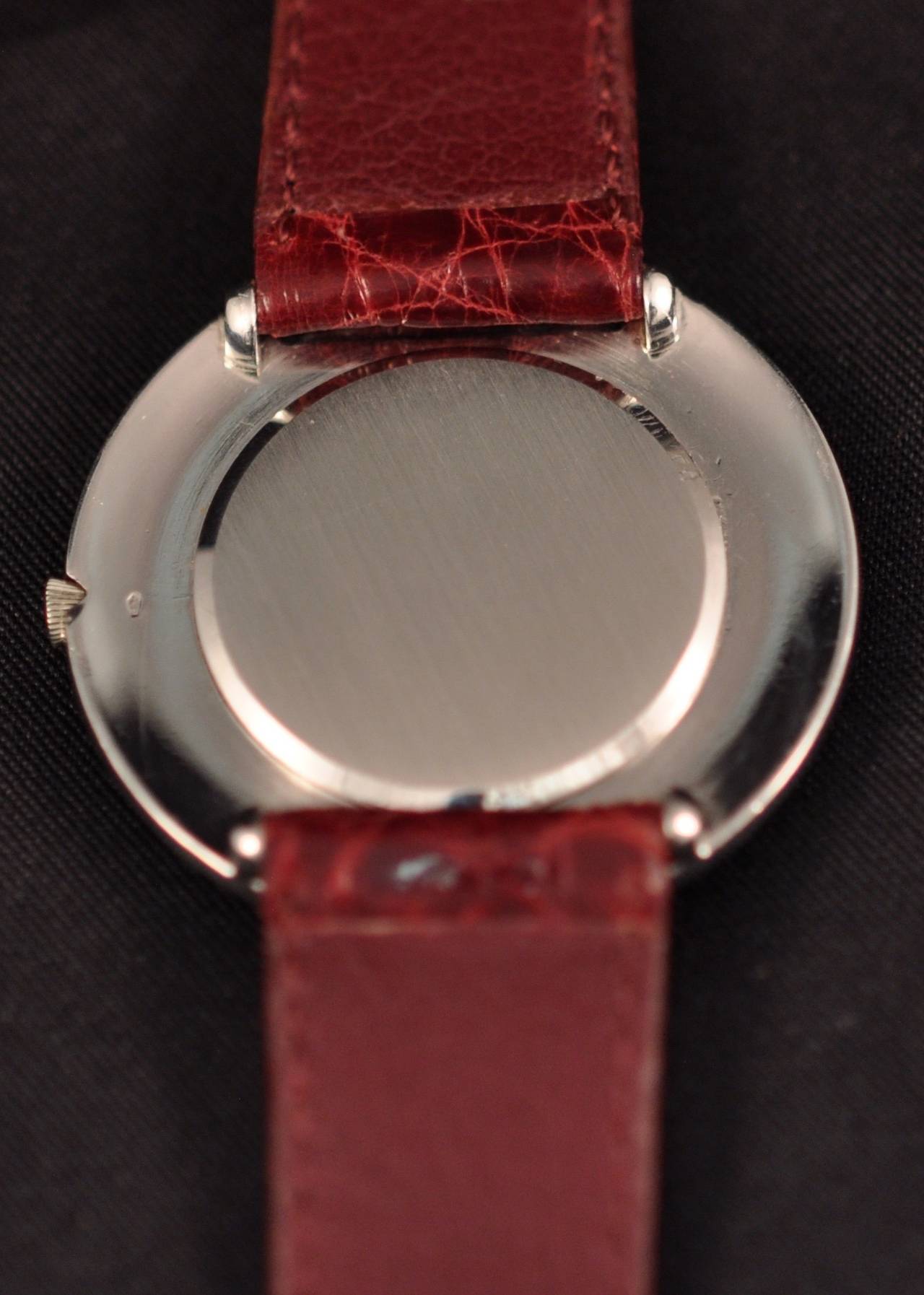 Vacheron Constantin Lady's Platinum Diamond Wristwatch Ref 6513/7034 In Good Condition For Sale In Paris, FR
