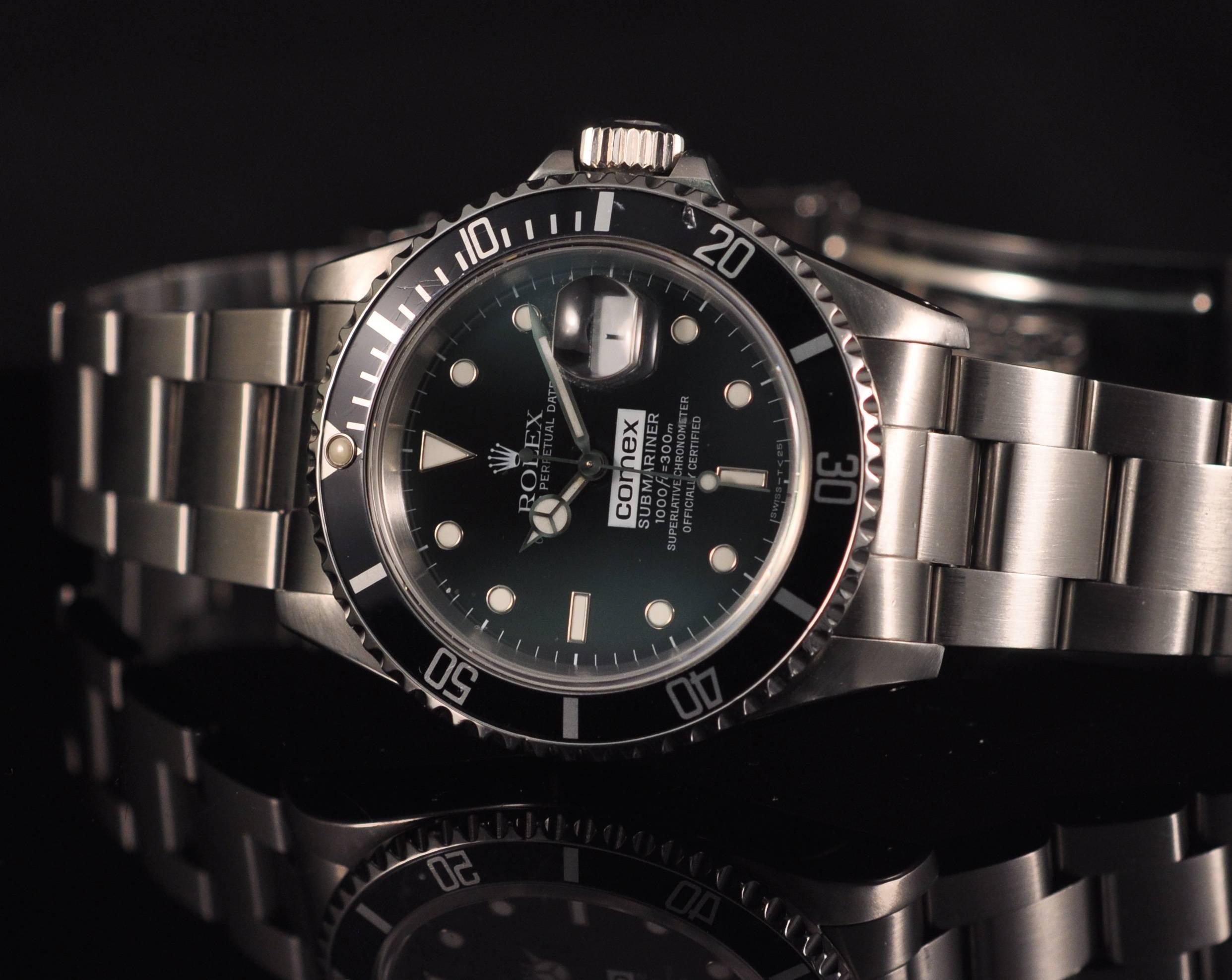Rolex Stainless Steel Submariner Comex Diver's Wristwatch Ref 16610  In Excellent Condition For Sale In Paris, FR