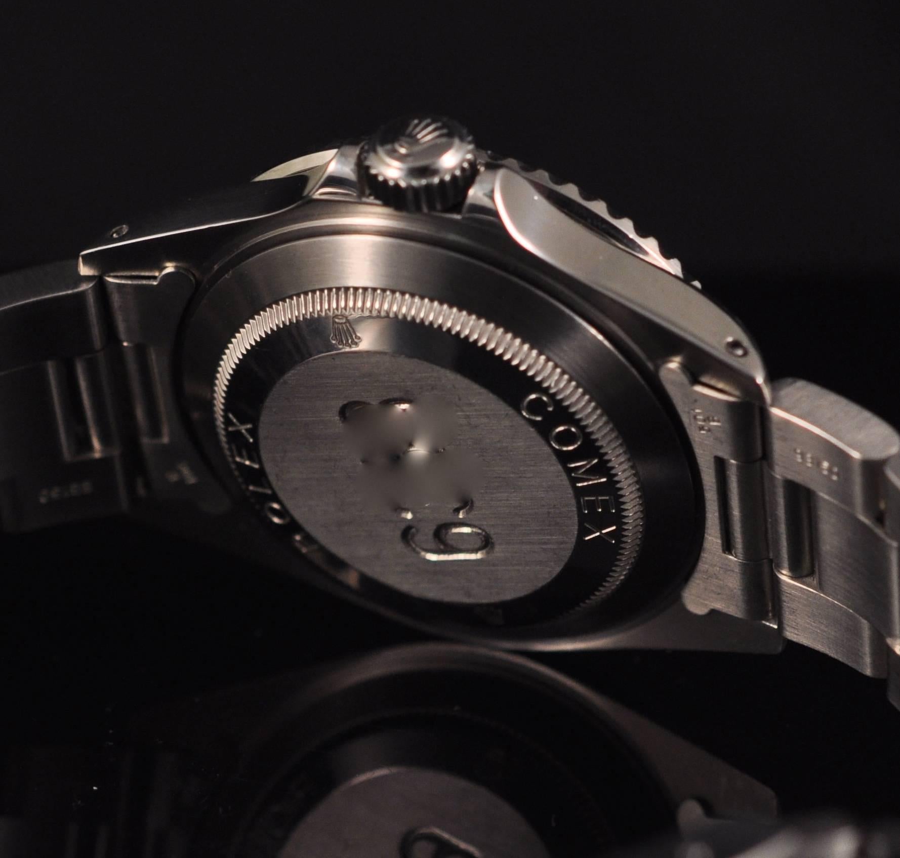 Men's Rolex Stainless Steel Submariner Comex Diver's Wristwatch Ref 16610  For Sale