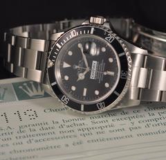 Rolex Stainless Steel Submariner Comex Diver's Wristwatch Ref 16610