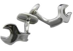 Berca Monkey Wrench Sterling Silver Cufflinks