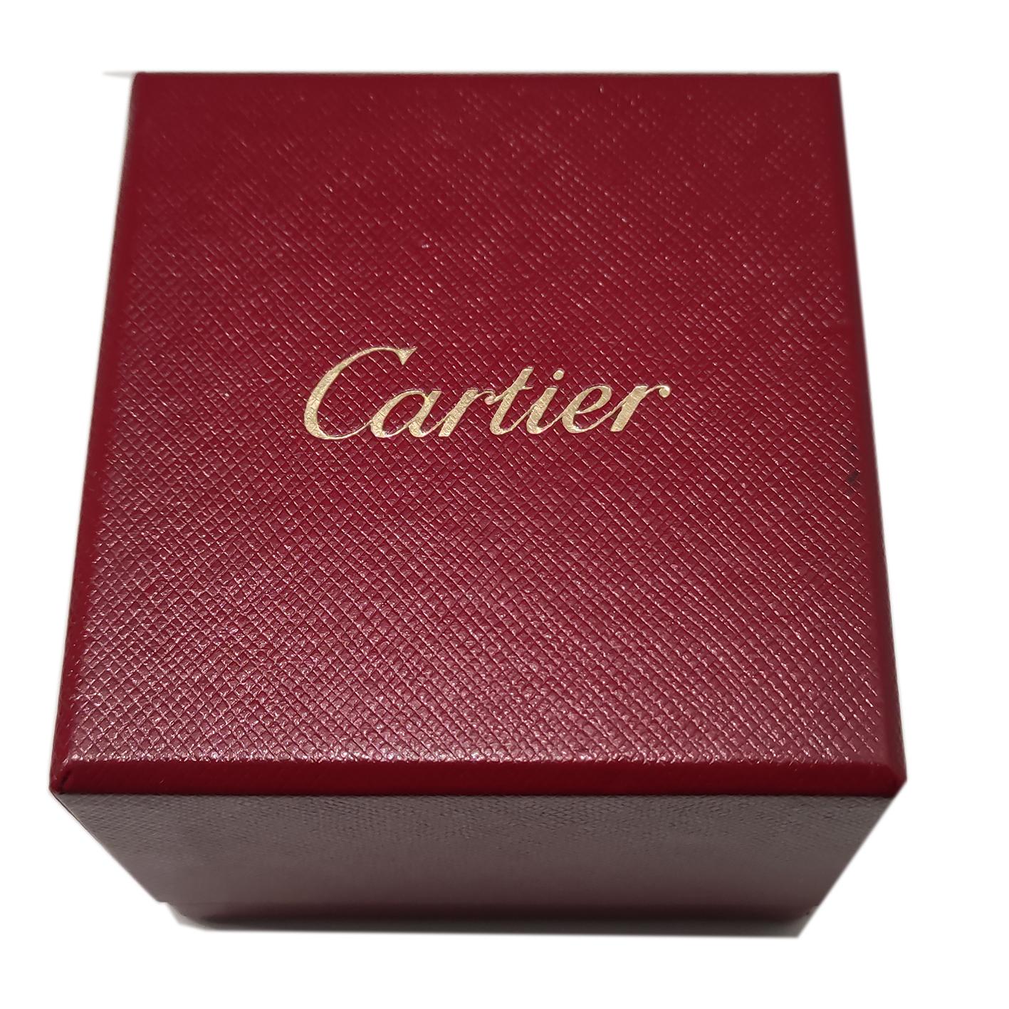 Cartier Original 1992 Oval Königsblauer Saphir 18 Karat Gelbgold Ellipsenring, Original im Angebot 3