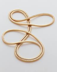 Carlo Weingrill Gold Tubogas "DUEMETRI" Necklace