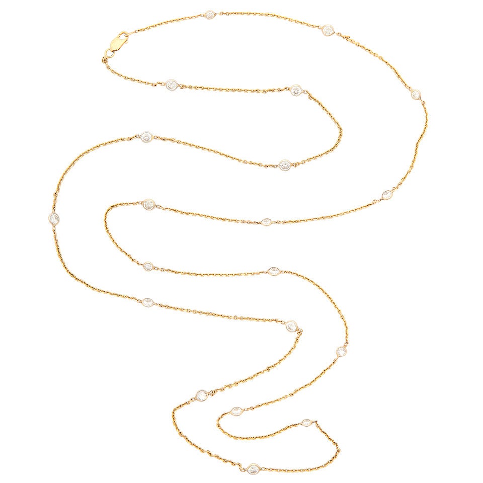 Diamonds by the Yard Long Chain Necklace